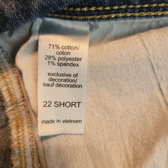 Maurices Jeans 22 S High Rise Relaxed Bootcut Medium Light Wash Stretch Western - Picture 4 of 10